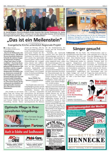 HSK - Schmallenberg, Eslohe - SauerlandKurier