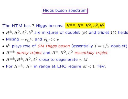 Higgs Bosons Phenomenology in the Higgs Triplet Model