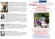 Flyer Aufführung - bei Praxis Natur