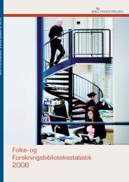 Folke- og Forskningsbiblioteksstatistik 2006 - PressWire