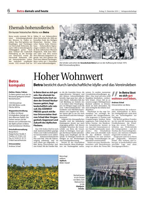 Horb damals und heute - Schwäbisches Tagblatt