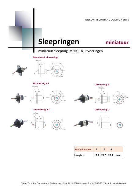 PDF-datasheet - Products 4 Engineers