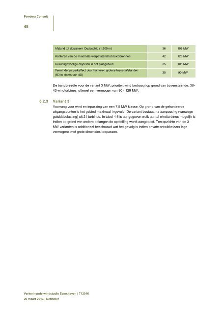 5. Verkennende windstudie Eemshaven - Provincie Groningen