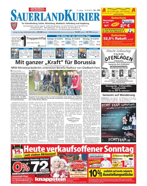 HSK - Winterb., Medeb., Hallenb., Schmallenb - SauerlandKurier