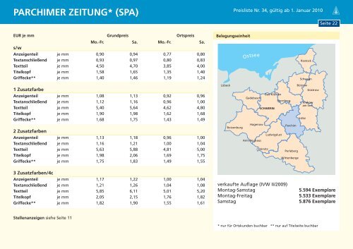 WIRTSCHAFTSRAUM SCHWERIN-OST - Schweriner Volkszeitung