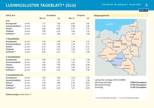 WIRTSCHAFTSRAUM SCHWERIN-OST - Schweriner Volkszeitung