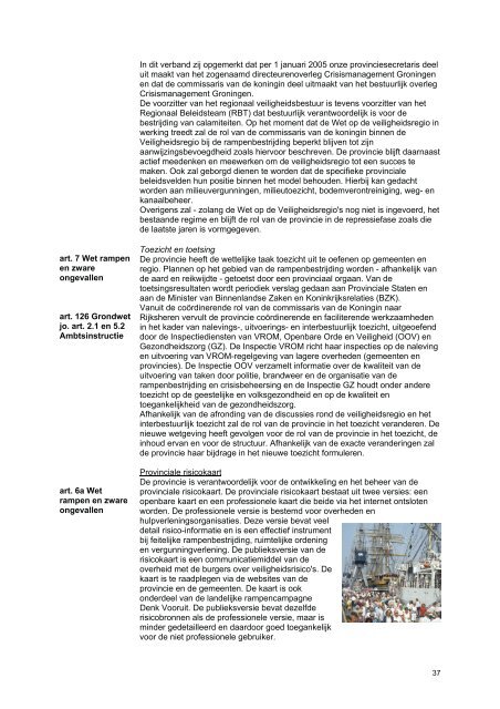 Actieprogramma Provinciaal Veiligheidsbeleid 2008-2009