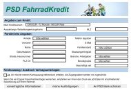 PSD FahrradKredit - PSD Bank Berlin-Brandenburg eG