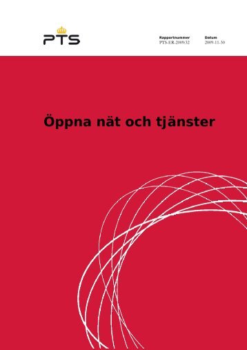 Öppna nät och tjänster - och Telestyrelsen