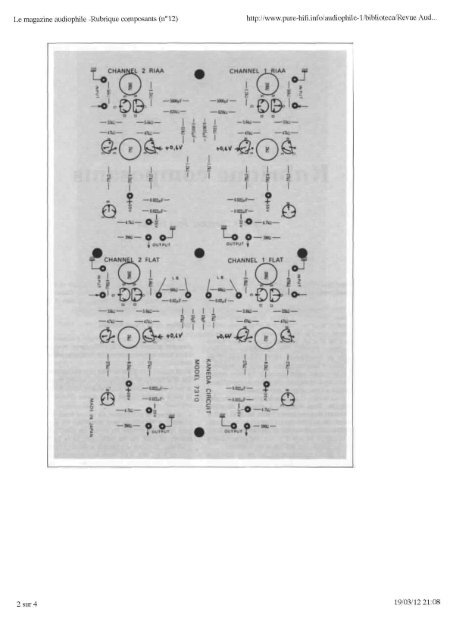 Rubrique composants - pure-hifi