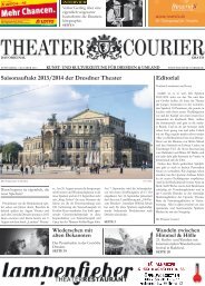 TheaterCourier - Ausgabe 5 - 31. August 2013