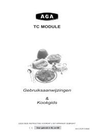 Gebruiksaanwijzingen & Kookgids TC MODULE - Rayburn