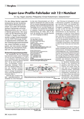 Super-Low-Profile-Fahrlader mit 12 t Nutzlast - RDB eV