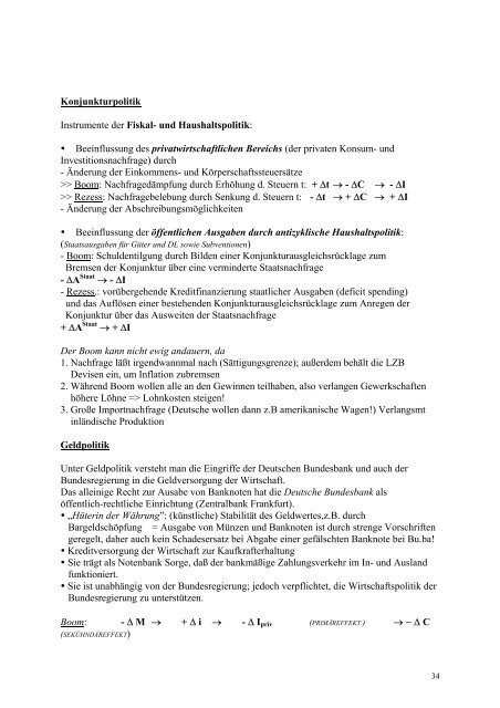 VOLKSWIRTSCHAFTSLEHRE 1 Mitschriebe, SS 2002 ... - RealWWZ