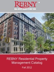 REBNY Residential Property Management Catalog