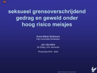 Seksueel grensoverschrijdend gedrag en geweld onder hoog risico ...