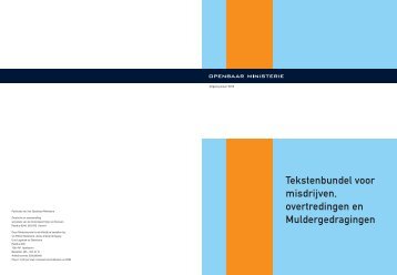 Tekstenbundel voor misdrijven, overtredingen en ... - Rechtspraak.nl