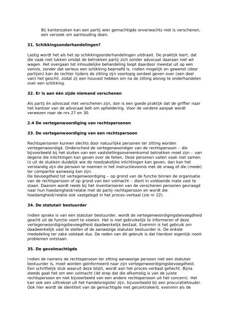 Handleiding regie vanaf de conclusie van antwoord - Rechtspraak.nl