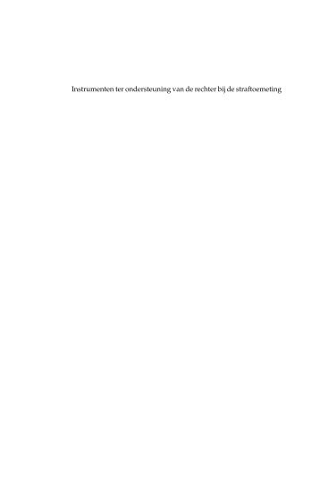 Instrumenten consistente straftoemeting - Rechtspraak.nl