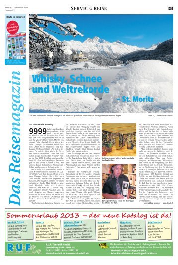 Whisky, Schnee und Weltrekorde - Recklinghaeuser Zeitung