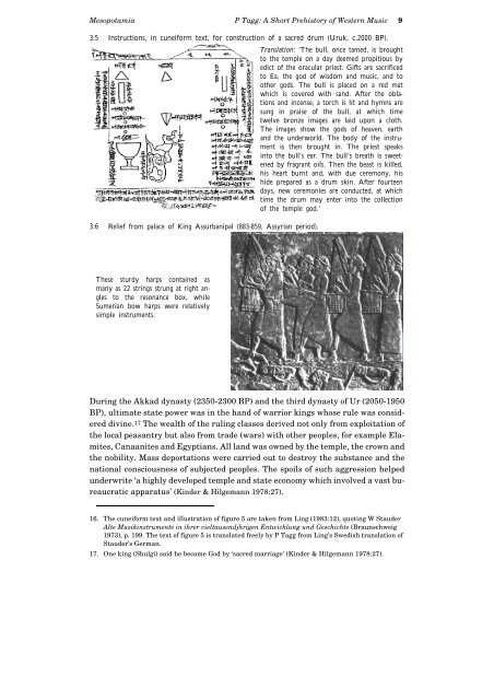 A Short Prehistory of Western Music, Chapter 3