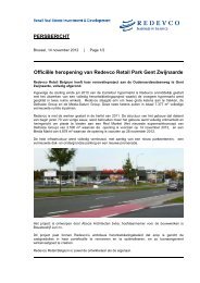 Officiële heropening van Redevco Retail Park Gent Zwijnaarde