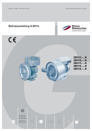Betriebsanleitung G-BH1e - Elmo Rietschle