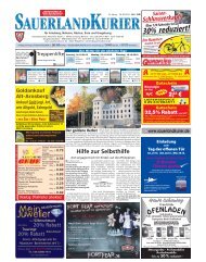 HSK - Arnsberg, Ense - SauerlandKurier