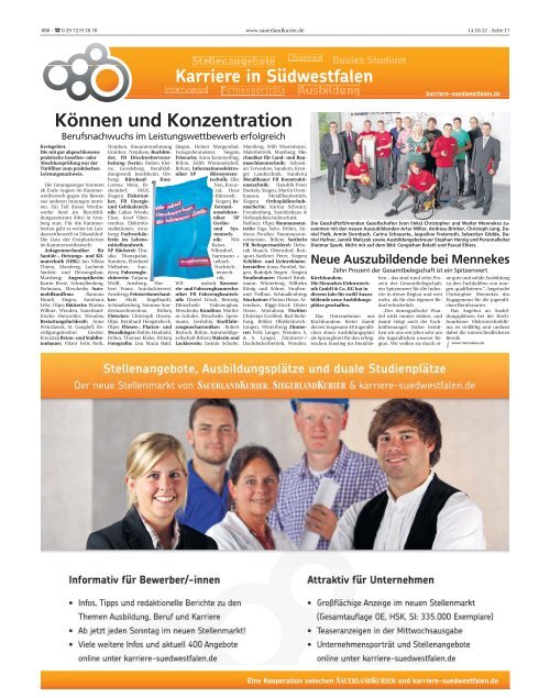 HSK - Arnsberg, Ense - SauerlandKurier