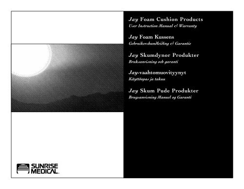 Jay Foam Cushion Products - Sunrise Medical