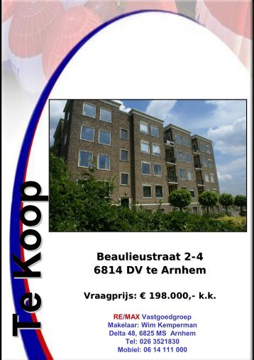 Beaulieustraat 2-4 6814 DV te Arnhem - RE/MAX Nederland