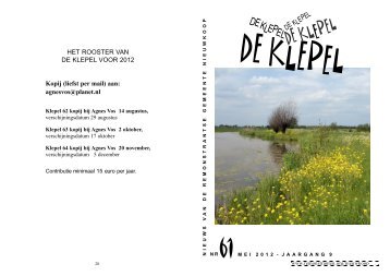 Nr. 61 mei 2012 - Remonstrantse Broederschap