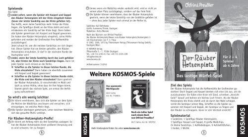 Das lustige Würfel-Spiel