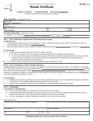 Form ST-120: June 1999, Resale Certificate, ST120 - Riverbed