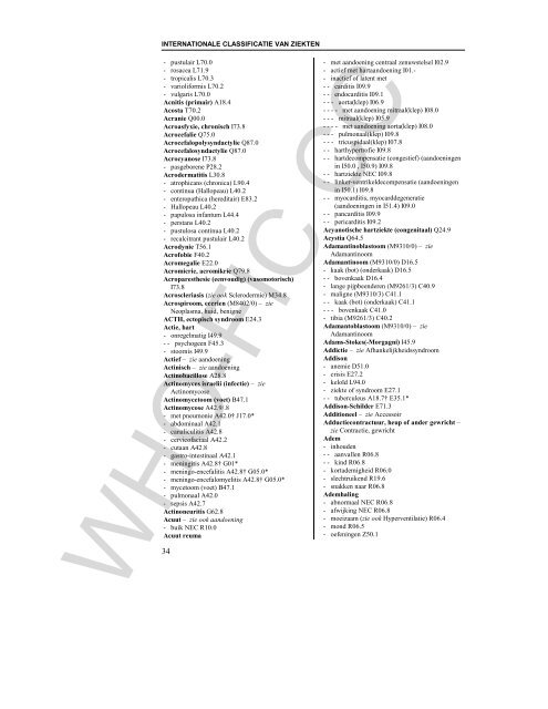 Internationale Statistische Classificatie van Ziekten en met ... - Rivm
