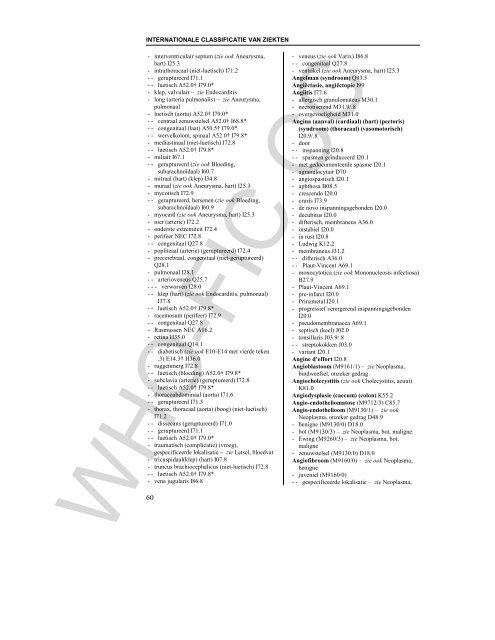 Internationale Statistische Classificatie van Ziekten en met ... - Rivm