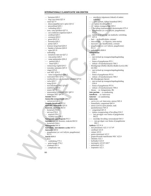 Internationale Statistische Classificatie van Ziekten en met ... - Rivm