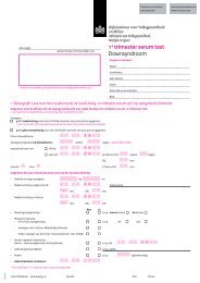 1e trimester combinatietest PDF formulier - Rivm