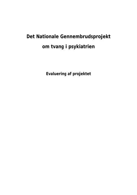 Evaluering af projektet