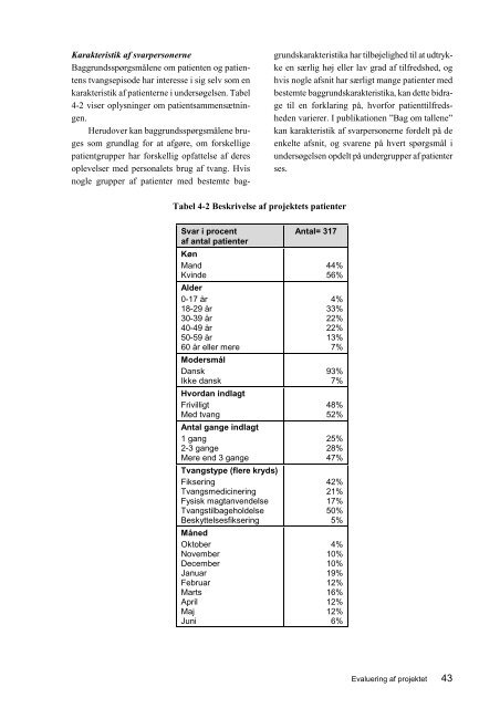 Evaluering af projektet