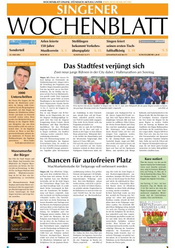 23. Mai 2012 - Singener Wochenblatt