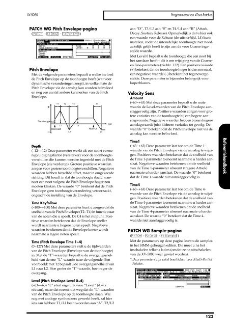 XV-5080 Gebruikers Handleiding - Roland