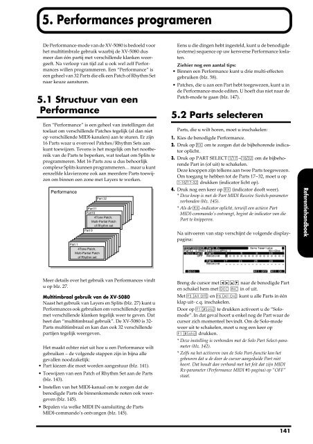 XV-5080 Gebruikers Handleiding - Roland