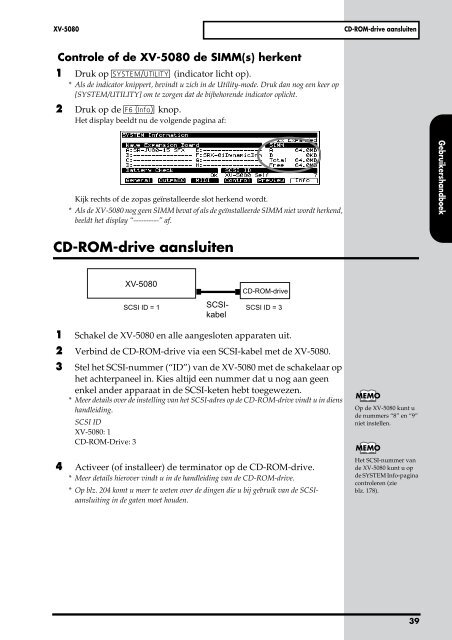 XV-5080 Gebruikers Handleiding - Roland