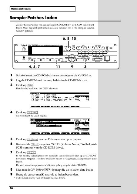 XV-5080 Gebruikers Handleiding - Roland