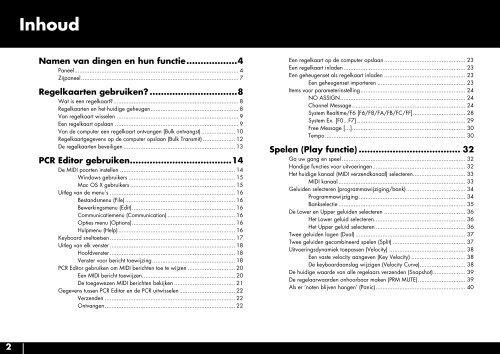 PCR-800 Handleiding (NL) - Roland