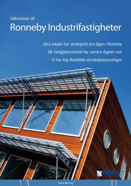 Ronneby Industrifastigheter - Ronneby kommun