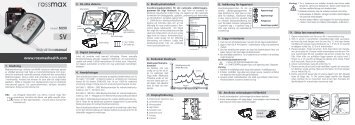 Instruktionsmanual - Rossmax