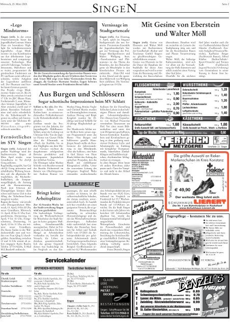 Ausgabe 12 / 2005 - Singener Wochenblatt