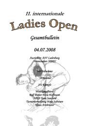 Gesamtbulletin Ladies Open - Saarsportvereine.de